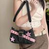 2025 Trendy Y2K Star Baguette Shoulder Bag: High-End Cool & Spicy Women's Underarm Bag