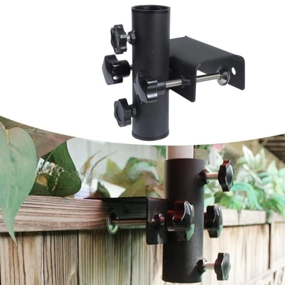 Flexible Balcony Umbrella Holder Adjustable Patio Umbrella Mount Garden Bracket  Beach Setting