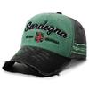 New washed and old embroidered letter baseball cap men's and women's cap versatile outdoor sunshade sun protection hat