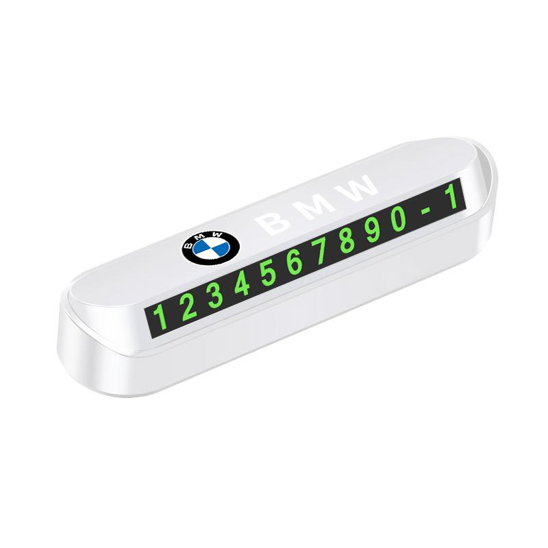 NEOW3 S85746 Car interior Temporary Parking Card Phone Number Card Plate For Bmw M Power E36 E38 E90 E60 E87 E34 E53 X3 X5 X6