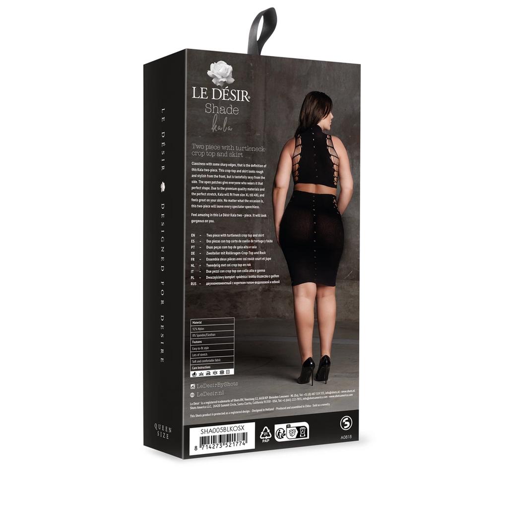 Le Desir - Sexy Set of Top + Shaping Skirt Plus Size