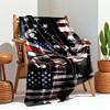 1pc Artistic American Flag blanket, al season lightweigh Poster blanket home office outdoor nap multifunc Poster blanketional blanket