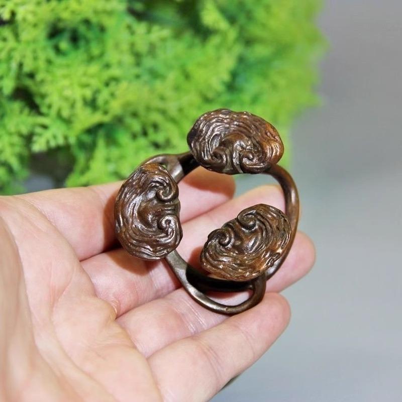 Home Furnishings Gilt Bronze Ancient Coins Dong Collection Gold Cakes Family Decorations