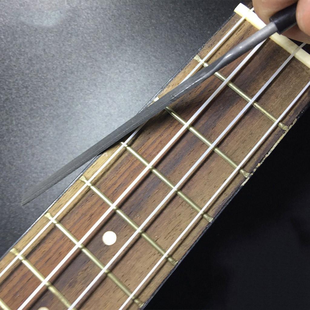 Kit Lima per Liutaio Lima per Levigatura Chitarra Manutenzione Lima per Scanalatura Capotasto Chitarra Lime per Dressing Tasti Riparazione Chitarra Strumento per Liutaio