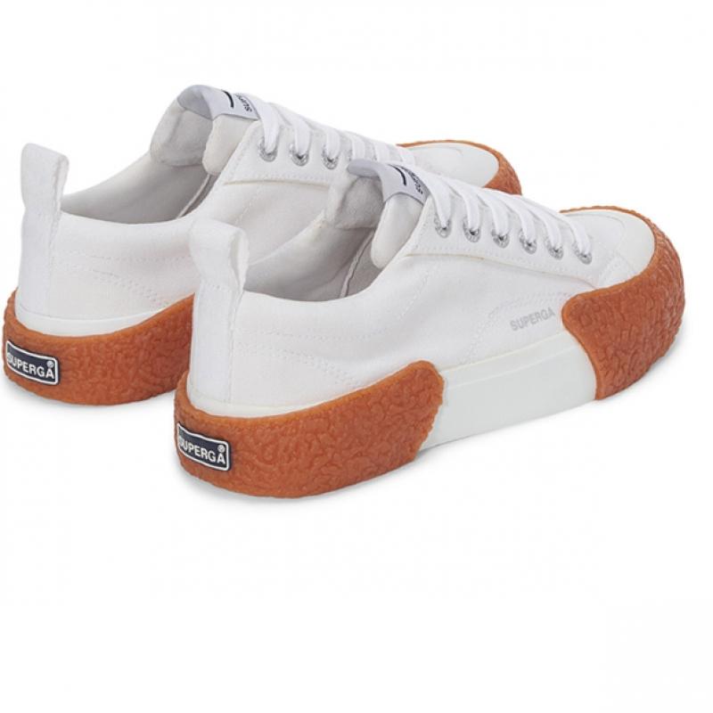 Superga 2660 Streifen Großer Bumper Weiß S2137cwa0r