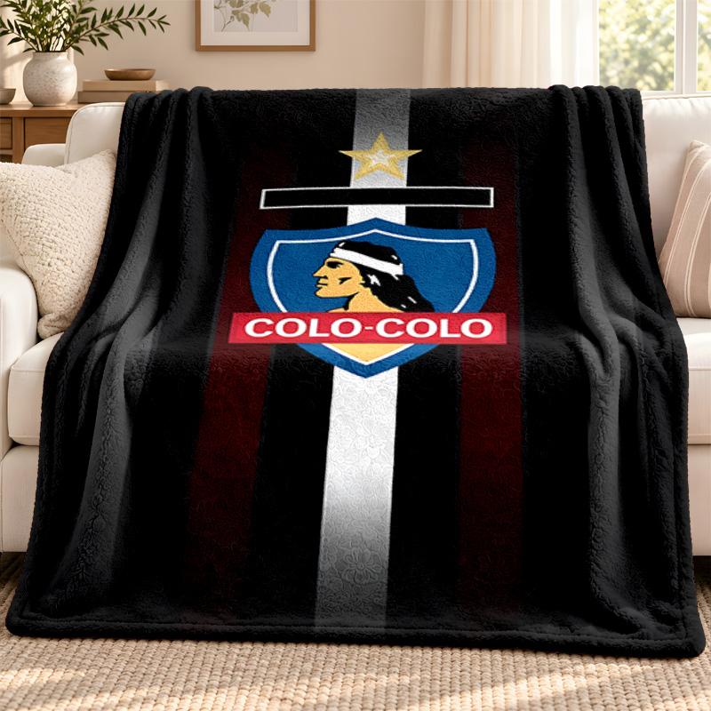 Colo-colo blanket Flannel Blanket Soft Cozy Plush Throw for Sofa Bed Lightweight Home Decoration Outdoor camping