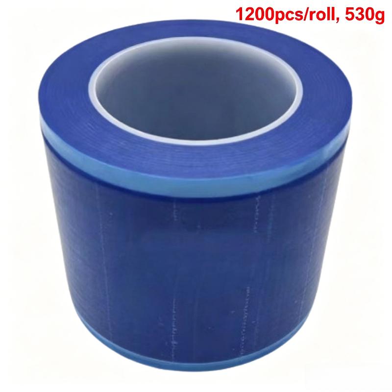 1200 Sheets/Roll Perforated Dental Film Disposable Barrier Film Adhesive Protective Film For Dental Hotel Toilet Sanitary Guard Blue 530g