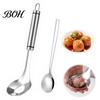 Mashed Potato Ball Maker 2Pcs 304 Stainless Steel Meatball Maker, Non-Stick Scoop for Homemade Meatballs, Versatile Kitchen Tool Fruit Melon
