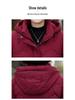 Women's Short Winter Coat - Warm, Thick Cotton for Middle-aged & Elderly (60-70 years)