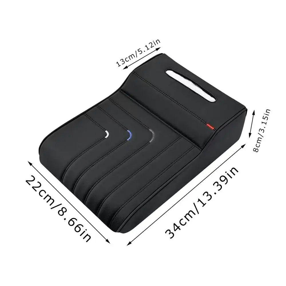 Wear-resistant Car Center Armrest Box Pad Lengthening Arm Rest Protector Mat  Heightening Pad Elbow