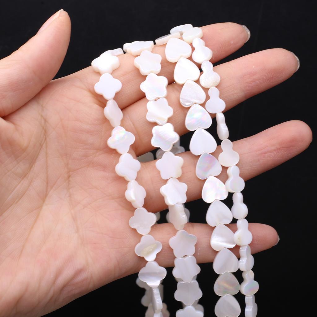 Bead Assortments Shell Beads White Shell Irregular Isolation Beads For Jewelry Making DIY Pendants Necklace Earrings Bracelet Accessory