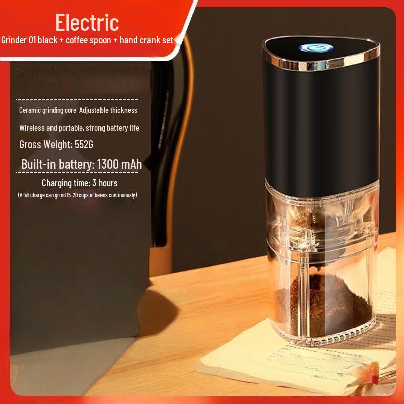 

Zhishi Electric & Manual Coffee Grinder Set