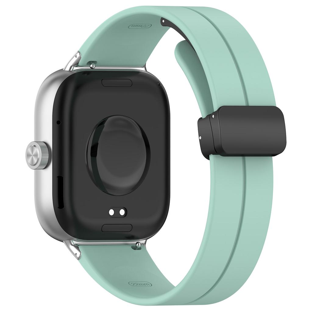 For Xiaomi Redmi Watch 4/Smart Band 9 Pro/8 Pro Silicone Strap Replacement Wrist Band with Folding Buckle