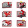 142Pcs City Fire Truck Fighting Building Blocks Sets Fire Brigade Car Model Toy Small Particles Bricks DIY Educational Toys For Children 6+
