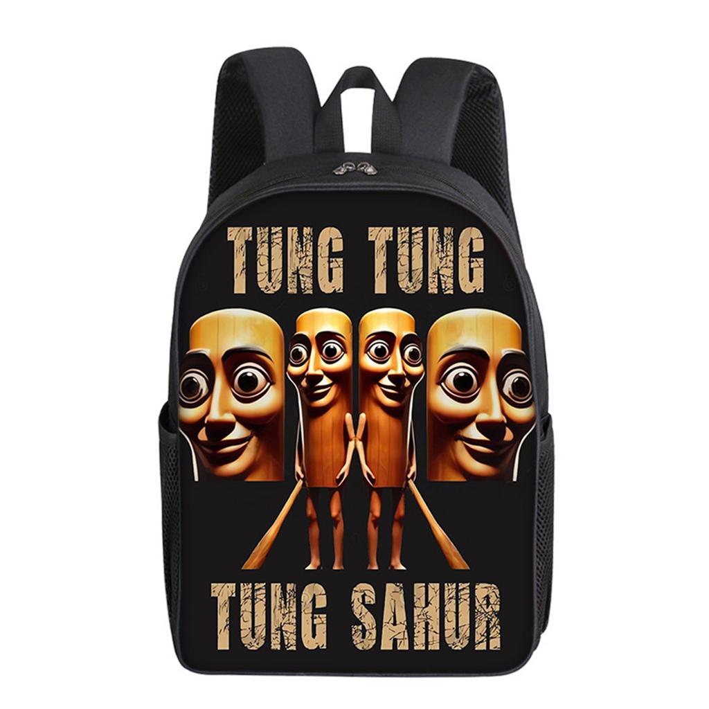 Cartoon Printing Casual Shoulder Bag Junior High School Students Large Capacity Backpacks