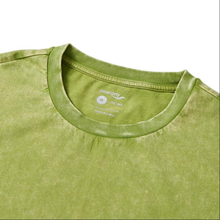 SAUCONY T Shirts Women's Avocado Green Crew Neck Moderate Other SC1230006DY-GE68