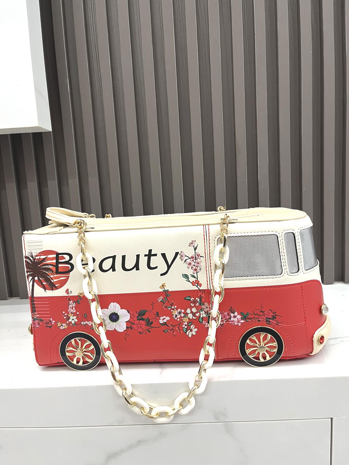 

Luxury Designer Purses and Handbags Funny Bus Shape Bag Pu Leather Woman s Bag Purse Party Wedding Bag