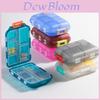 Portable Medication Organizer With Sealed Compartments For Daily Use And Travel