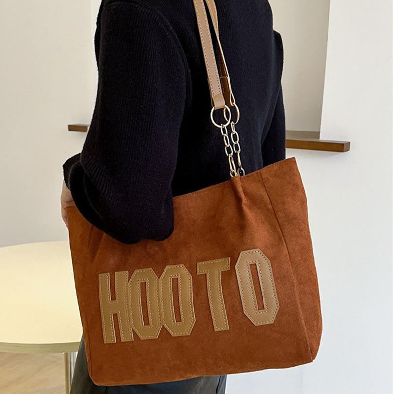 Simple Stylish Versatile Handbag, Retro Shoulder Bag, College Style, Large Capacity Suitable for Commuting and Attending Classes