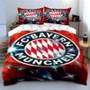 Bayern Mnichov Logo Povlečení Sada Povlečení Povlak na přikrývku Sada Povlaků na přikrývku Povlaky na polštáře Domácí dekorace (1 * Povlak na peřinu 2 * Povlaky na polštář, bez náplně do peřiny)