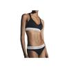 Calvin Klein Logo Print Non-Adjustable Strap Bra Women Underwear Black QF5490-001
