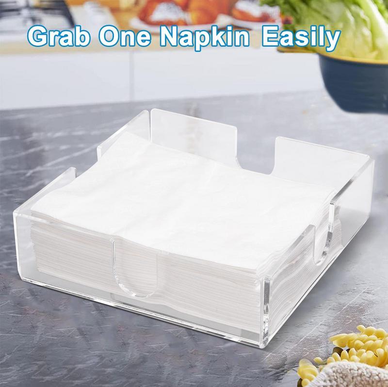Clear Acrylic Cocktail Napkin Holder Bar Napkin Holder Top amongst Modern Beverage Napkin Holders for Paper Napkins