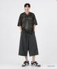 UMM Elastic Waist Air Denim Wide-Leg Length Pants 3 Colors