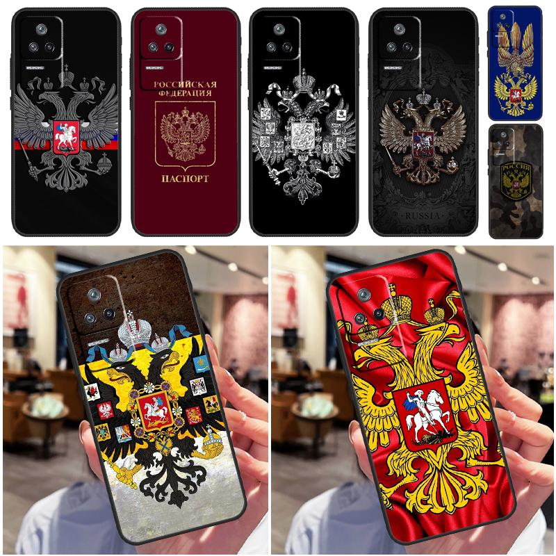 

Чехол с изображением российского герба и орла для POCO X4 GT F4 M4 X3 Pro F3 M5 для Xiaomi 12T Pro 11T 13 12S 12X 11 12 Lite POCO X4 GT
