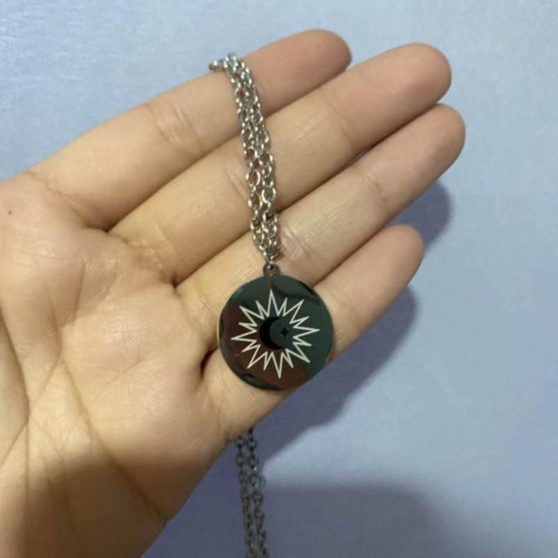 Fashionable Silver Color Chain Necklace Moon Star Shapes Neckchain Adjustable Chain Choker Accessories Jewelry for Women