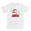 Grappige Snoopy Slaap Peanuts T-shirts Heren Dames 100% Katoen T-shirts Shirt Grote Maten Tops