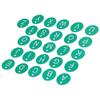 26PCS Beehive Numbered   Marker with Hole Round Beehive Label Beekeeping Accessory for Garden