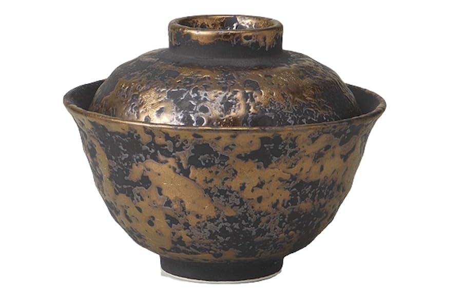 

Золотой Татаки Миска с крышкой Миска Рокуро-меши [11.5×9см]Суп золотой