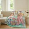 Cartoon Cute P Precious M Moments Blanket For Sofa Office Bed Plane Travel Sleep Read Relax Camping Soft And Warm