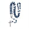 Rosary Beads Necklace with Jesus Crucifix Catholic Prayer Gifts Cross Rosary for Men and Womens