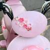 8/16/24/32Pcs 3D Cherry Blossom Car Sticker Covers Scratches Car Rear Decoration Ornament, Electric Car Diy Decoration Sticker