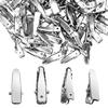 160pcs Small Metal Alligators Hair Clip Silver 2.4cm Hair Decoration For Crafting Hair Bows And DIY Accessories