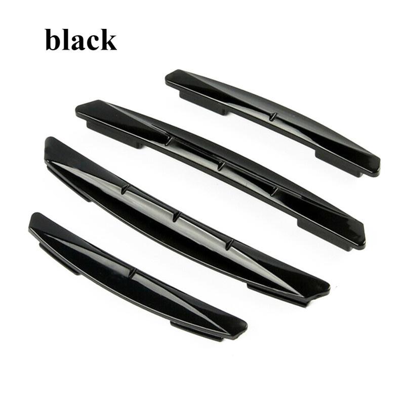 4 st/förpackning Bil Kollisionsskyddslist Bil Dörrskydd Dörrkant Trimskydd Styling Lister Anti-Rep Klistermärke