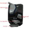 Pair 7/8" Motorcycle Handlebar Switch Assembly Indicator Start Button w/ Light