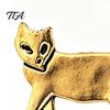 Animal Shape Badge Cat Family Brooch Pin, Golden Silver Plated Alloy Kitten Lapel Daily Wear Jewelry for Clothing Bags Hats Pin