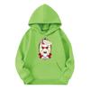 Child Fashion Lightweight Long Sleeve Pullover With Pockets  Print Hoodie