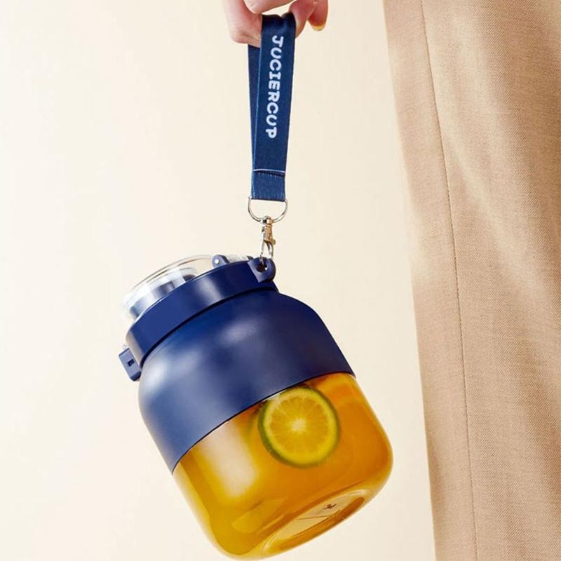 Portable Blenders for Shakes and Smoothies 500ml Travel Cup with 2 Lid USB Rechargeable Portable Juicer for Home Travel