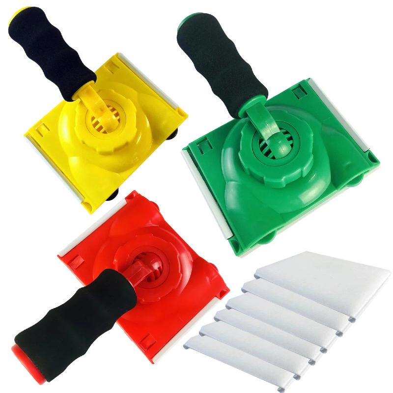Paint Edge Trimmer Easy to Clean Corner Paint Pad Applicator Reusable Edge Painting Tool for Wall Corner Edging Job