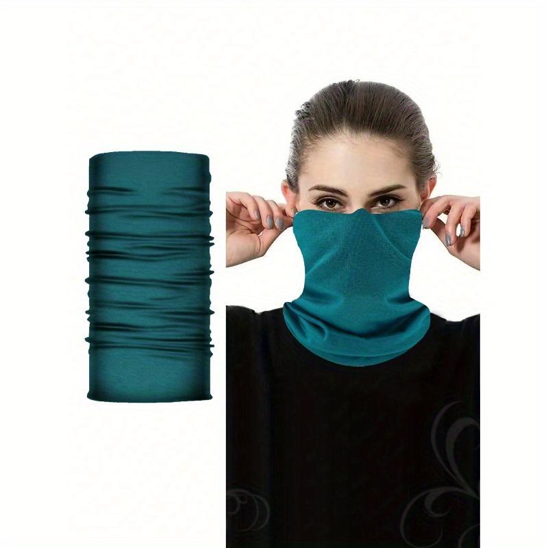 1pc Lightweight and Breathable Outdoor Sports Bike Solid Color Scarf Breathable Magic Sunscreen Hood Neck Cover Bike Mask