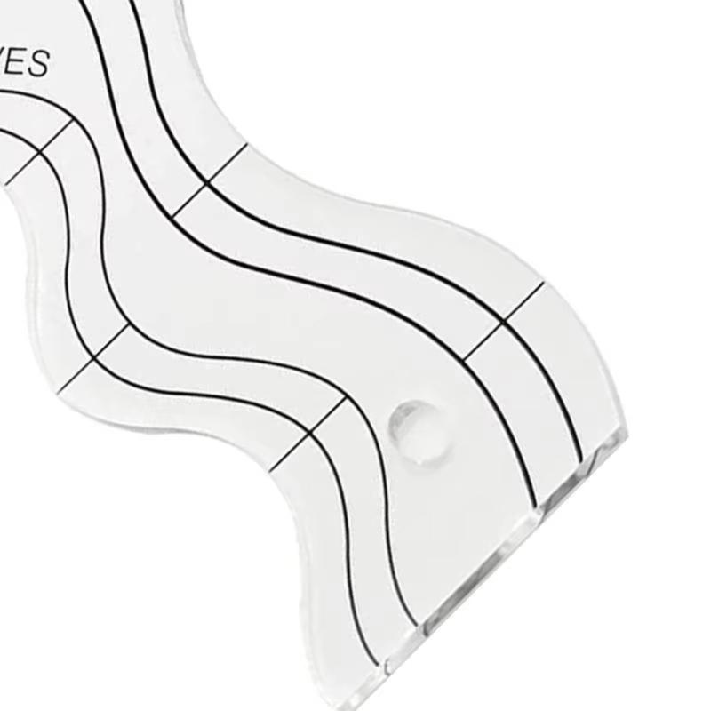 Quilters Ruler Clear Acrylic Wavy Patchwork Templates Clear Acrylic Quilting Rulers Quilters Rulers for Sewing Machine