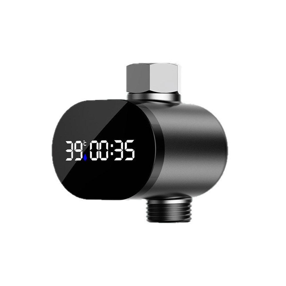 Accurate Faucet Water Temperature Gauge Waterproof Led Display 0~99 Shower Water Thermometers Digital Display Thermometer чёрный