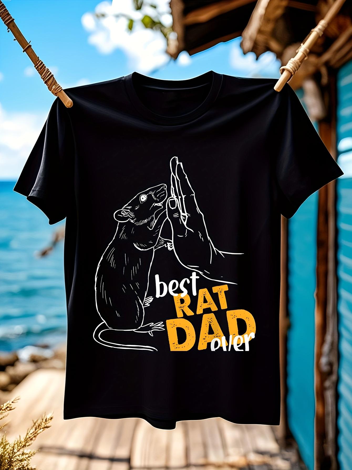 Funny Tshirt Funny Best Rat Dad Ever Tshirt - Cotton Stre... L