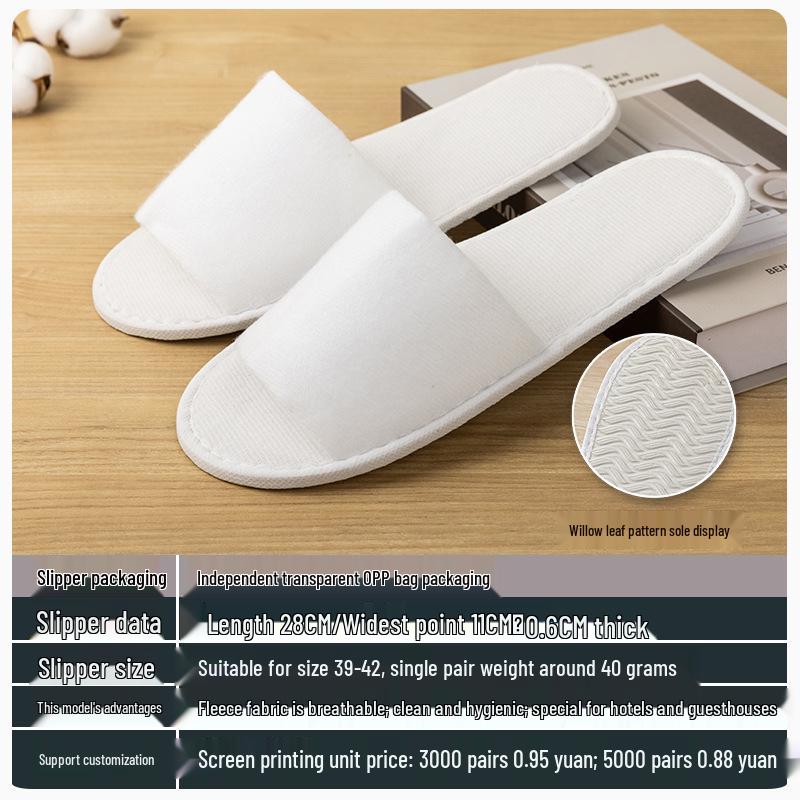 Star Hotel Disposable Non-Slip Slippers for Home & Hospitality Use