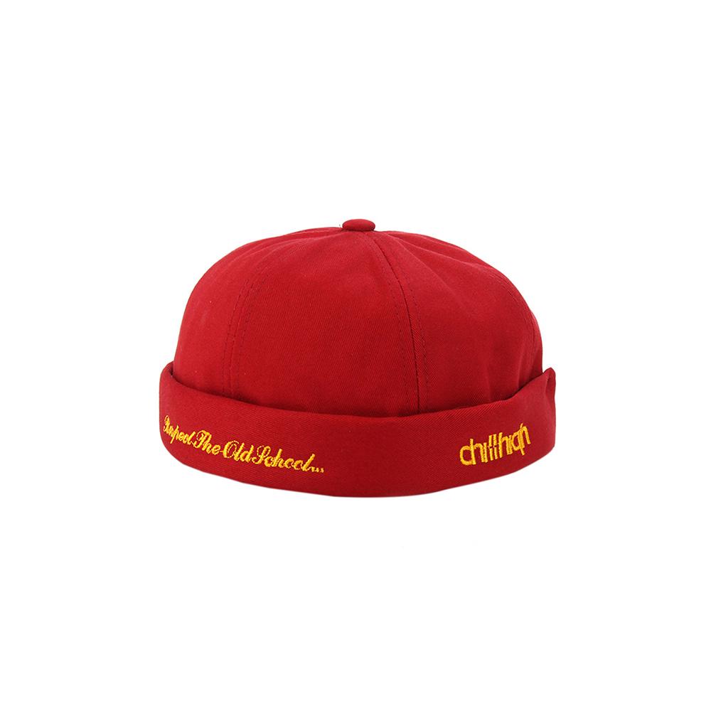 Casual Melon Leather Cap Sailor Hat No 