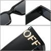 Luxury Designer Sunglasses Women Oversized Letter Shades Vintage Square Glasses Fashion Brand Summer Trendy