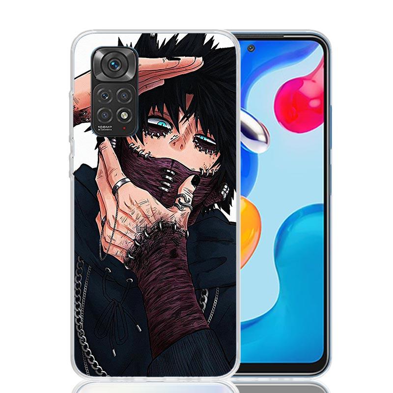 

Чехол для телефона Dabi MHA Моя геройская академия Для Xiaomi Redmi Note 15 14 13 12S 12 Pro Plus 11S 11E 11 11T 10S 10 Искусство Мягкий узор Обложка Redmi Note 15 Pro 4G